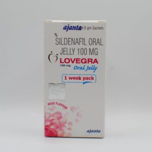 Lovegra Jelly Kamagra dla Pań Sildenafill 100mg 7szt